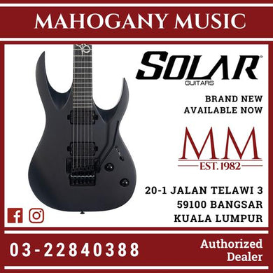 Solar A1.6FRC Carbon Black Matte Electric Guitar