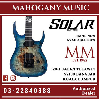 Solar S1.6BLB Blue Burst Matte Electric Guitar