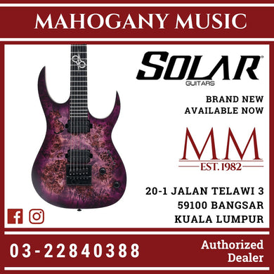 Solar S1.6PP Poplar Purple Burst Matte Electric Guitar