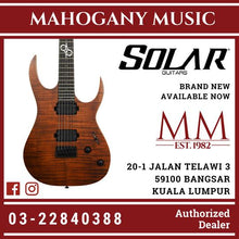 Solar A2.6FWA Flame Dark Brown Matte Electric Guitar