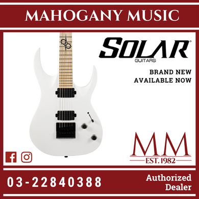 Solar A1.6W White Matte Electric Guitar