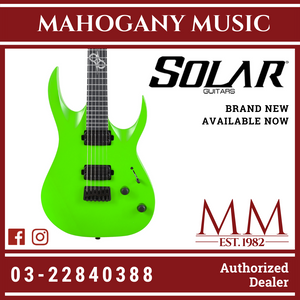 Solar A2.6GN Green Neon Matte Electric Guitar