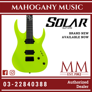 Solar A2.6LN Lemon Neon Matte Electric Guitar