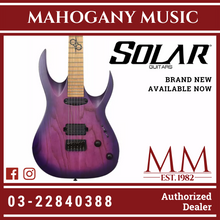 Solar AB1.6HTPB Trans Purple Burst Matte Electric Guitar