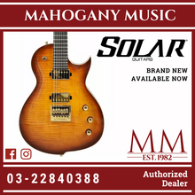 Solar GC1.6FAB Flame Solar Amber Burst Electric Guitar