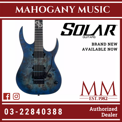 Solar S1.6FRBLB Floyd Rose Blue Burst Matte Electric Guitar