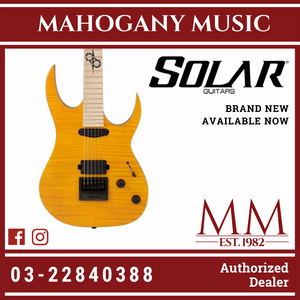 Solar SB1.6FA Flame Amber Matte Electric Guitar