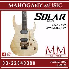 Solar SB1.6FRFM Flame Natural Matte Floyd Rose Electric Guitar