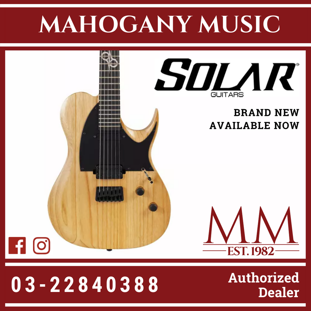 Solar T2.6N Natural Matte Electric Guitar