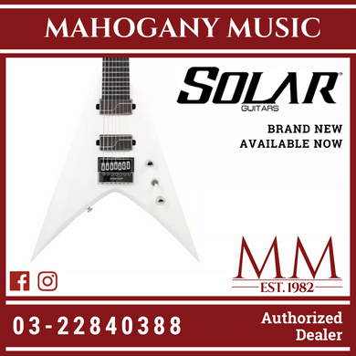 Solar V1.7 Vinter Pearl White Matte Electric Guitar