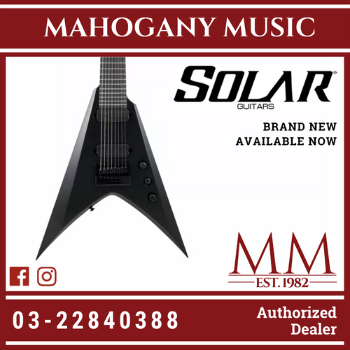 Solar V1.8C Carbon Matte Electric Guitar