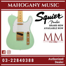 Squier FSR Affinity Series Telecaster Electric Guitar, Maple FB, Surf Green