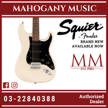 Squier FSR Bullet HT Stratocaster Electric Guitar, Laurel FB, Olympic White