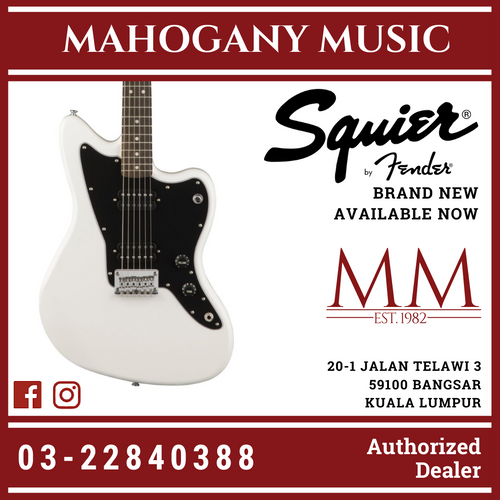 Squier Affinity Jazzmaster HH Electric Guitar, Laurel FB, Arctic White