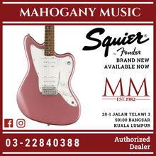 Squier Affinity Series Jazzmaster Electric Guitar, Laurel FB, Burgundy Mist