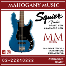 Squier Affinity Series Precision PJ Bass Guitar, Laurel FB, Lake Placid Blue