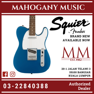 Squier Affinity Series Telecaster Electric Guitar, Laurel FB, Lake Placid Blue