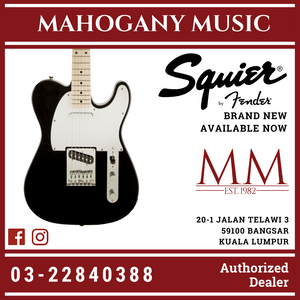 Squier Affinity Series Telecaster Guitar, Maple Neck, Black