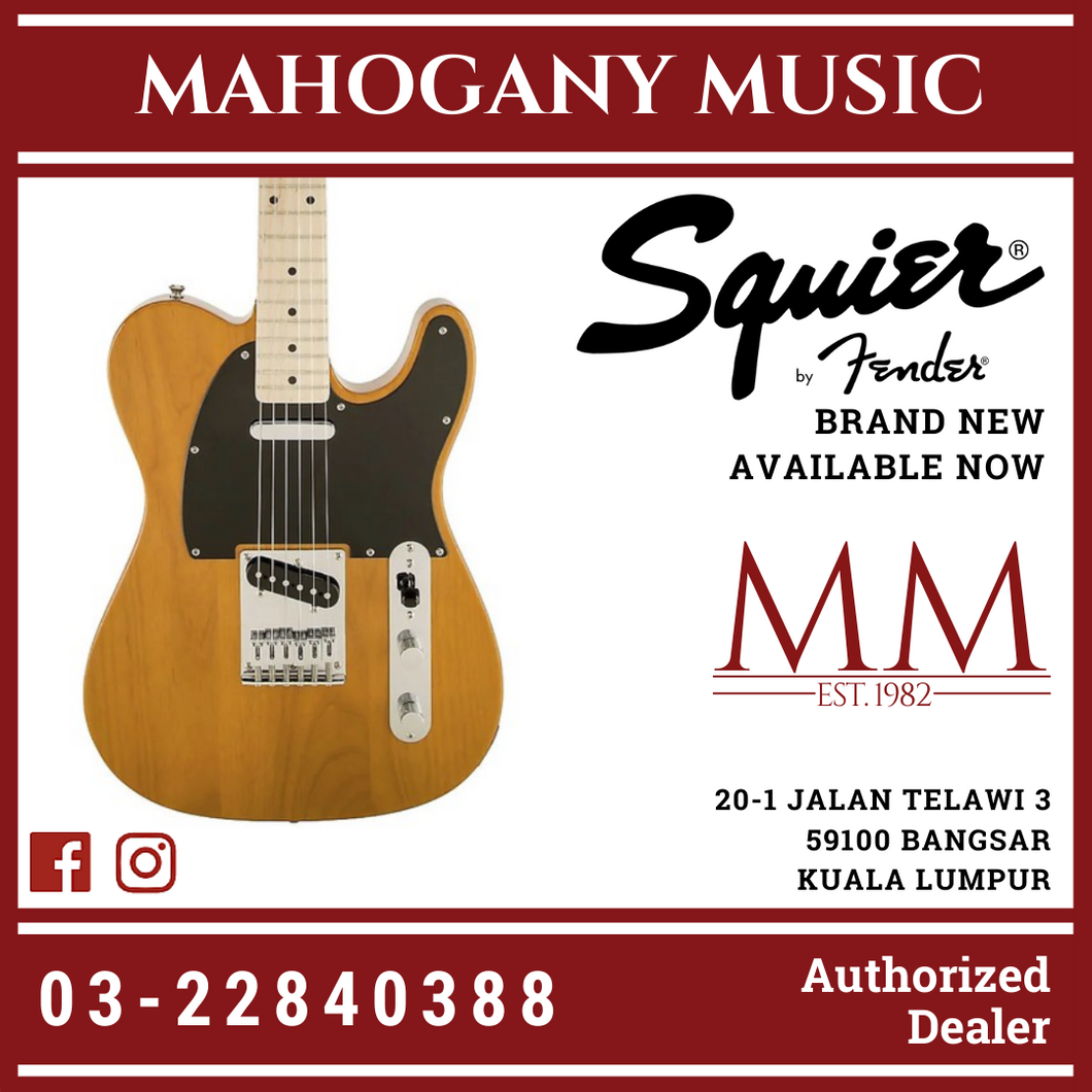 Squier Affinity Special Telecaster Electric Guitar, Maple FB, Butterscotch Blonde