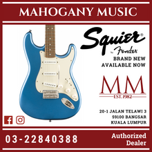 Squier Classic Vibe 60s Stratocaster Electric Guitar, Laurel FB, Lake Placid Blue
