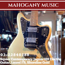 Squier Contemporary Jaguar HH Electric Guitar, Laurel FB, Shoreline Gold