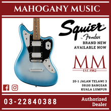 Squier Contemporary Jaguar HH Electric Guitar, Laurel FB, Sky Burst Metallic