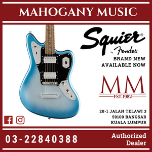 Squier Contemporary Jaguar HH Electric Guitar, Laurel FB, Sky Burst Metallic