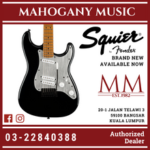 Squier Contemporary Stratocaster Special Electric Guitar, Roasted Maple FB, Black
