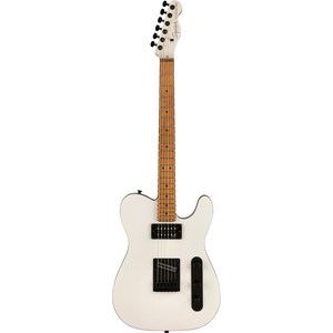 Squier Contemporary Telecaster Electric Guitar, Roasted Maple FB, Pearl White