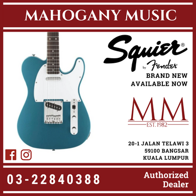 Squier FSR Affinity Telecaster Electric Guitar Laurel FB, Lake Placid Blue