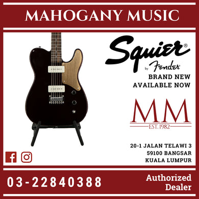 Squier FSR Baritone Cabronita Telecaster Electric Guitar, Laurel FB, Oxblood
