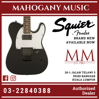 Squier Jim Root Telecaster Electric Guitar, Flat Black