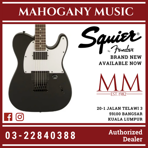 Squier Jim Root Telecaster Electric Guitar, Flat Black