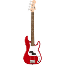 Squier Mini Precision Bass Guitar, Laurel FB, Dakota Red