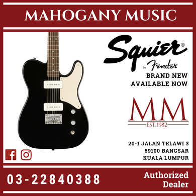 Squier Paranormal Series Baritone Cabronita Telecaster Electric Guitar, Black
