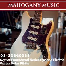 Squier Paranormal Series Cyclone Electric Guitar, Polar White