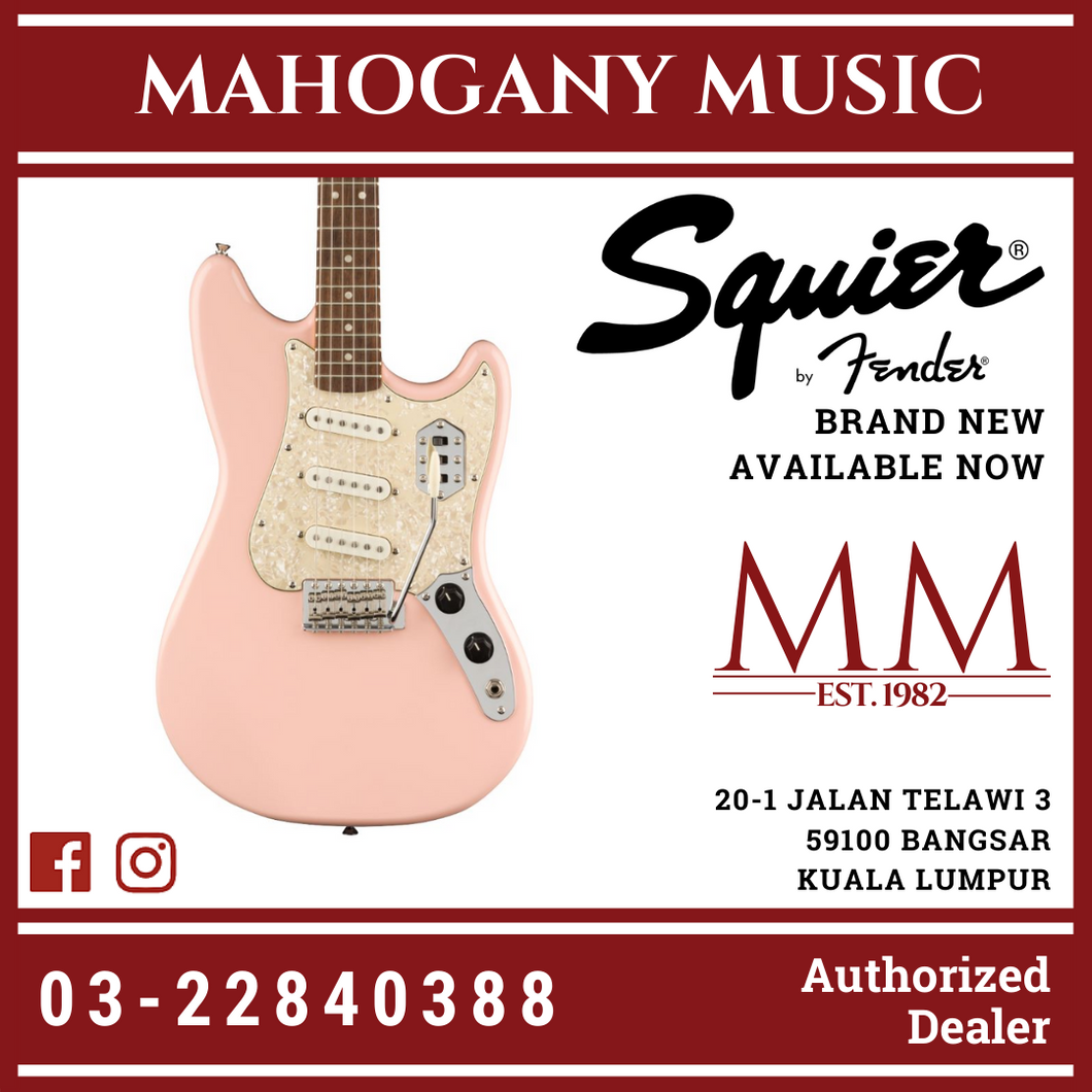 Squier Paranormal Series Cyclone Telecaster Electric Guitar, Shell Pink