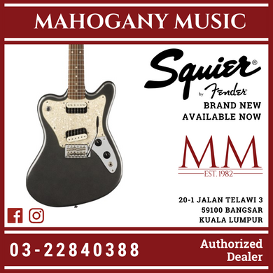 Squier Paranormal Series Super Sonic Telecaster Electric Guitar, Graphite Metallic