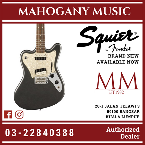 Squier Paranormal Series Super Sonic Telecaster Electric Guitar, Graphite Metallic