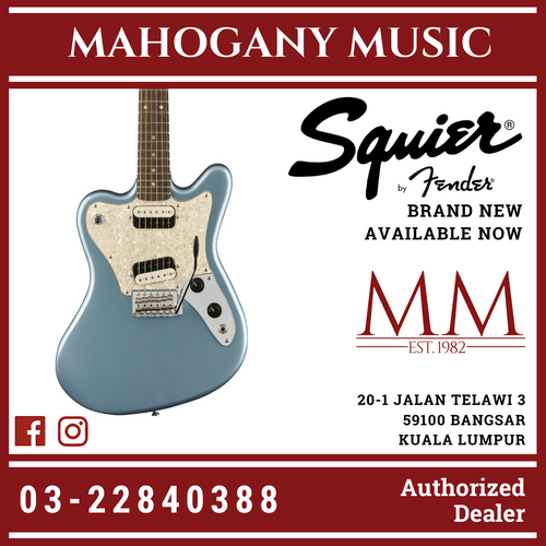 Squier Paranormal Series Super Sonic Telecaster Electric Guitar, Ice Blue Metallic