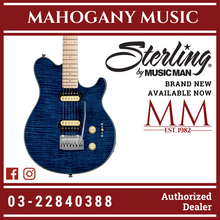 Sterling Axis AX3FM Electric Guitar - Neptune Blue