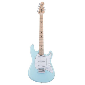 Sterling CT30SSS-DBL Cutlass Series SSS Electric Guitar, Daphne Blue