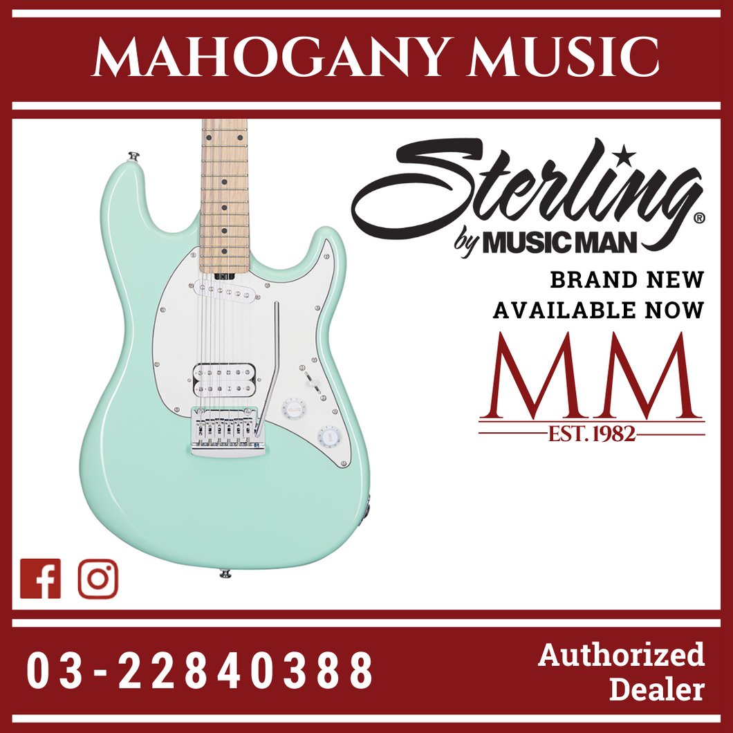 Sterling Cutlass CTSS30HS Short Scale Electric Guitar - Mint Green