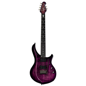Sterling MAJ200XFM-MPP John Petrucci Majesty Series Flame Maple Electric Guitar, Majestic Purple