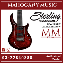 Sterling MAJ200XFM John Petrucci Majesty Electric Guitar, Royal Red