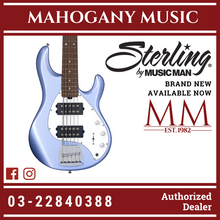 Sterling Ray5HH 5-String Electric Bass Guitar - Lake Blue Metallic