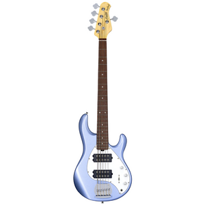 Sterling Ray5HH 5-String Electric Bass Guitar - Lake Blue Metallic