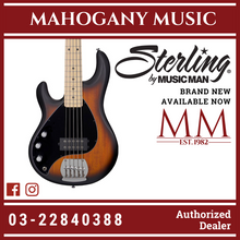 Sterling Ray5 5-String Left-Handed Electric Bass Guitar - Vintage Sunburst Satin