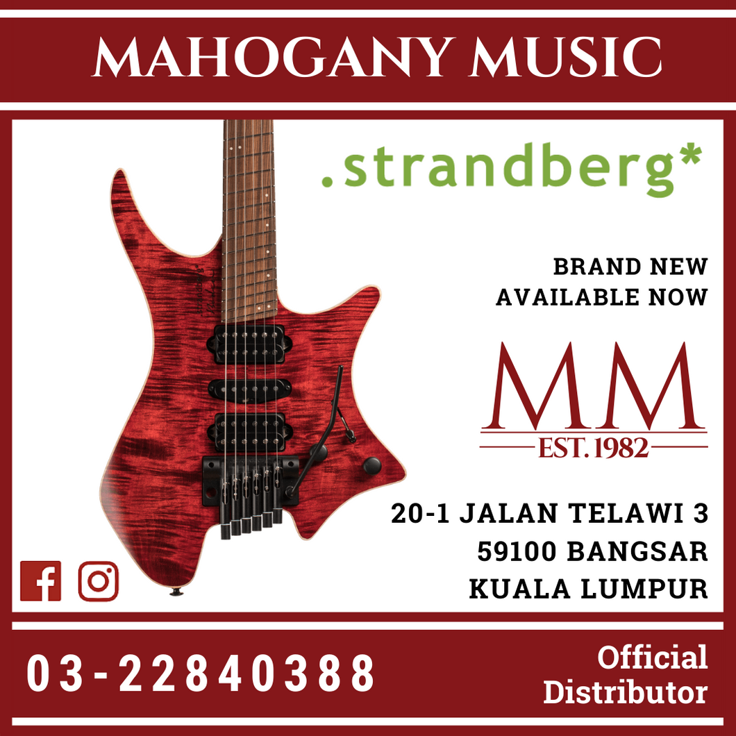 Strandberg Alex Machacek Edition Red Finish Electric Guitar