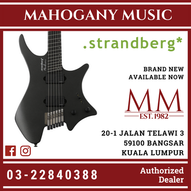 Strandberg Metal 6 Black Pearl Finish Electric Guitar